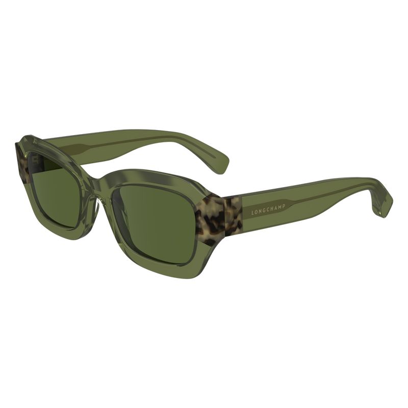 long champ Acetate Naisten Aurinkolasit Khaki | FIIL7949