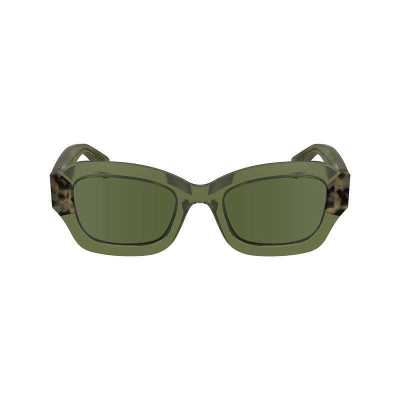 long champ Acetate Naisten Aurinkolasit Khaki | FIIL7949