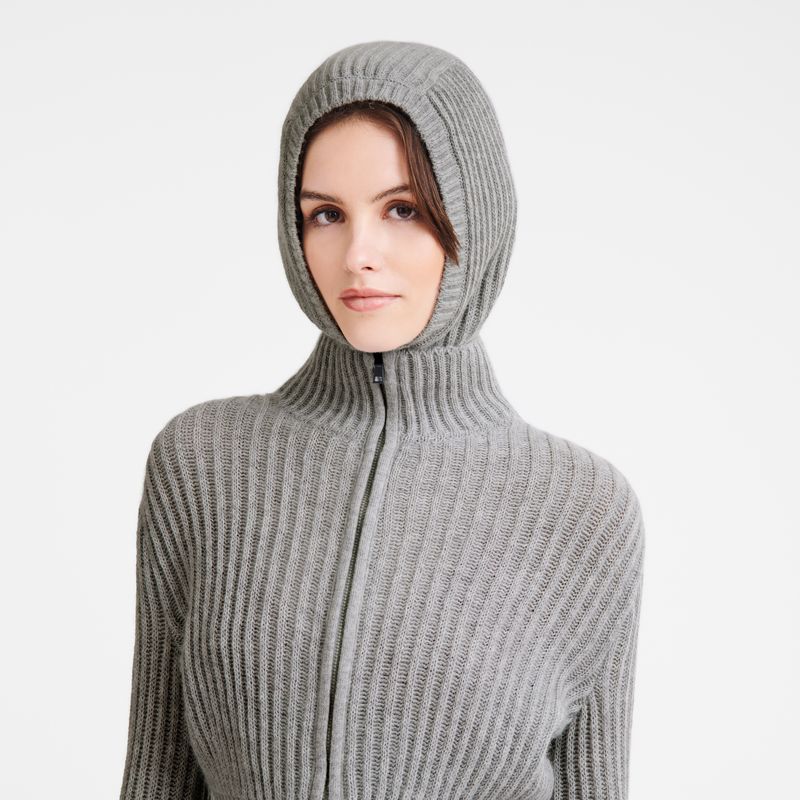 long champ Balaclava Knit Miesten Hatut Harmaat | FILI7002