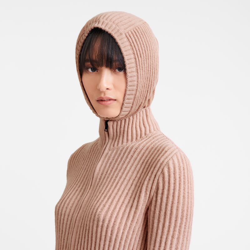 long champ Balaclava Knit Naisten Hatut Nude | FIRV7797