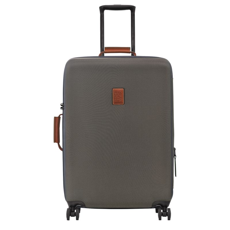 long champ Boxford L Recycled canvas Miesten Matkalaukut Ruskea | FIRV7173