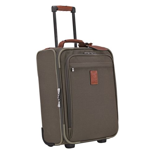 long champ Boxford S Recycled canvas Miesten Matkalaukut Ruskea | FIHA7161