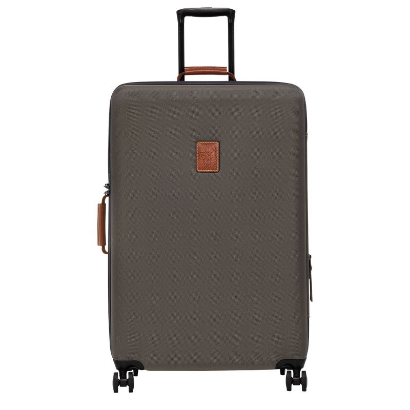 long champ Boxford XL Recycled canvas Miesten Matkalaukut Ruskea | FIEB7174