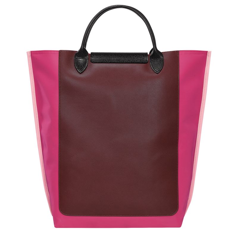 long champ Cabas M Tote Canvas Miesten Käsilaukku Magenta | FISG7477