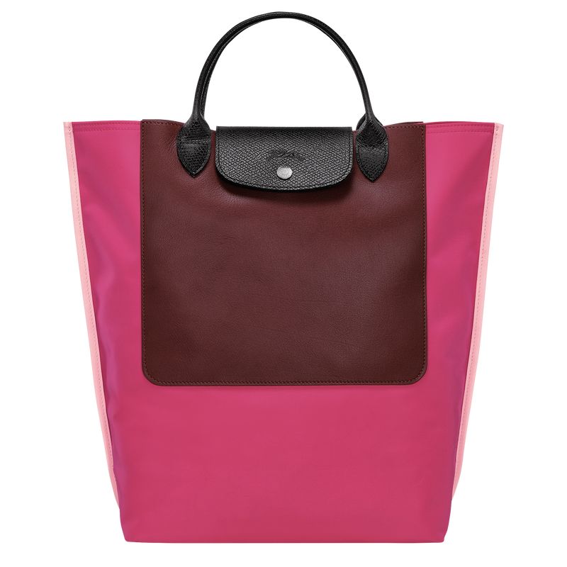 long champ Cabas M Tote Canvas Miesten Käsilaukku Magenta | FISG7477