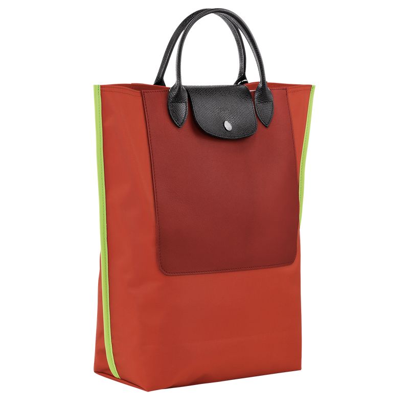 long champ Cabas M Tote Canvas Miesten Käsilaukku Paprika | FIDF7476