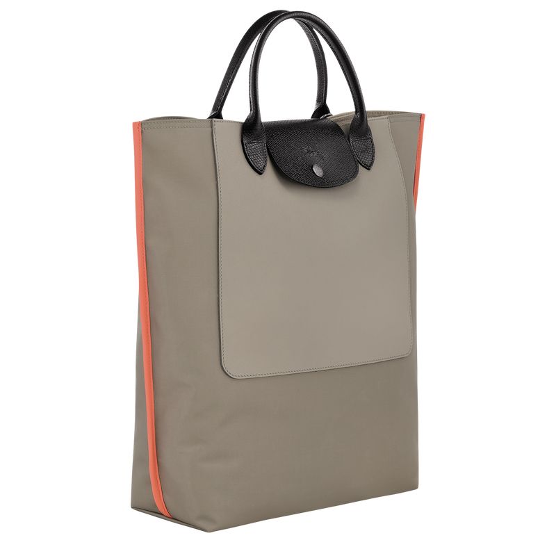 long champ Cabas M Tote Canvas Miesten Käsilaukku Clay | FIHA7473