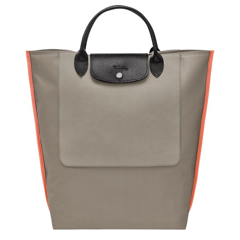 long champ Cabas M Tote Canvas Miesten Käsilaukku Clay | FIHA7473