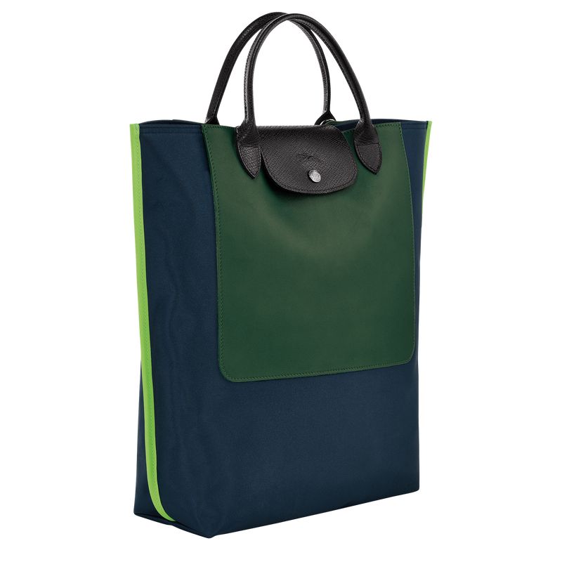 long champ Cabas M Tote Canvas Miesten Käsilaukku Laivastonsininen | FIJP7472