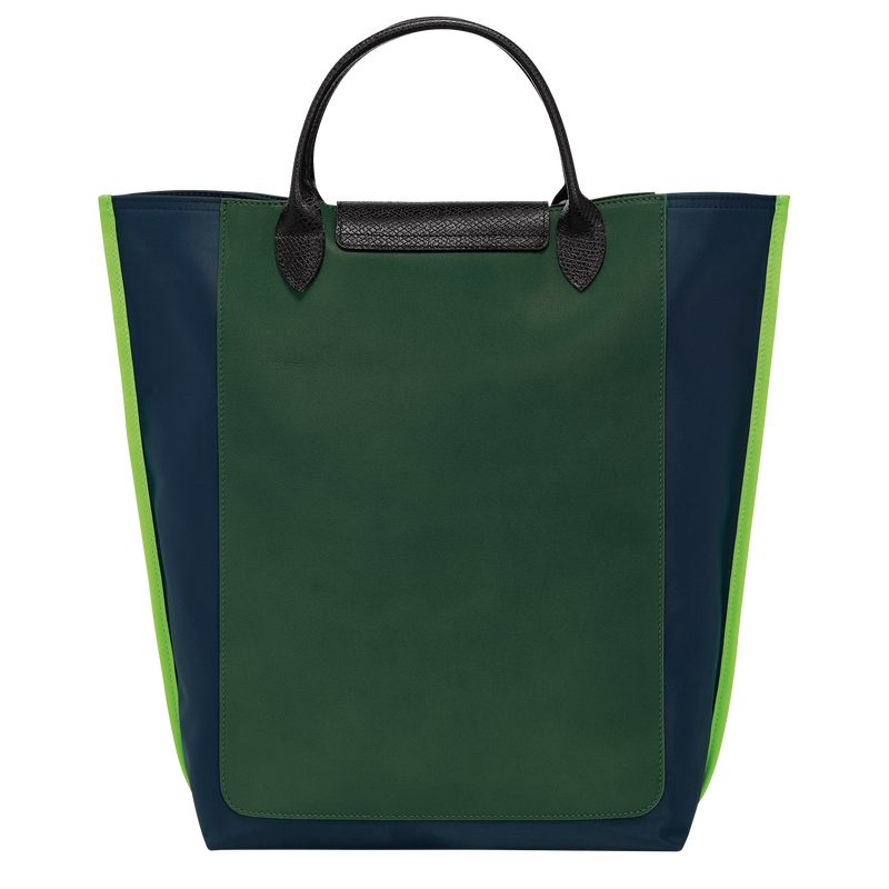 long champ Cabas M Tote Canvas Miesten Käsilaukku Laivastonsininen | FIJP7472