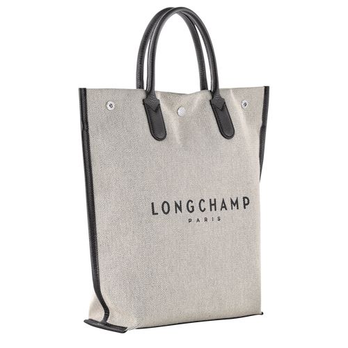 long champ Essential M Tote Canvas Miesten Käsilaukku Ecru | FIZU7456