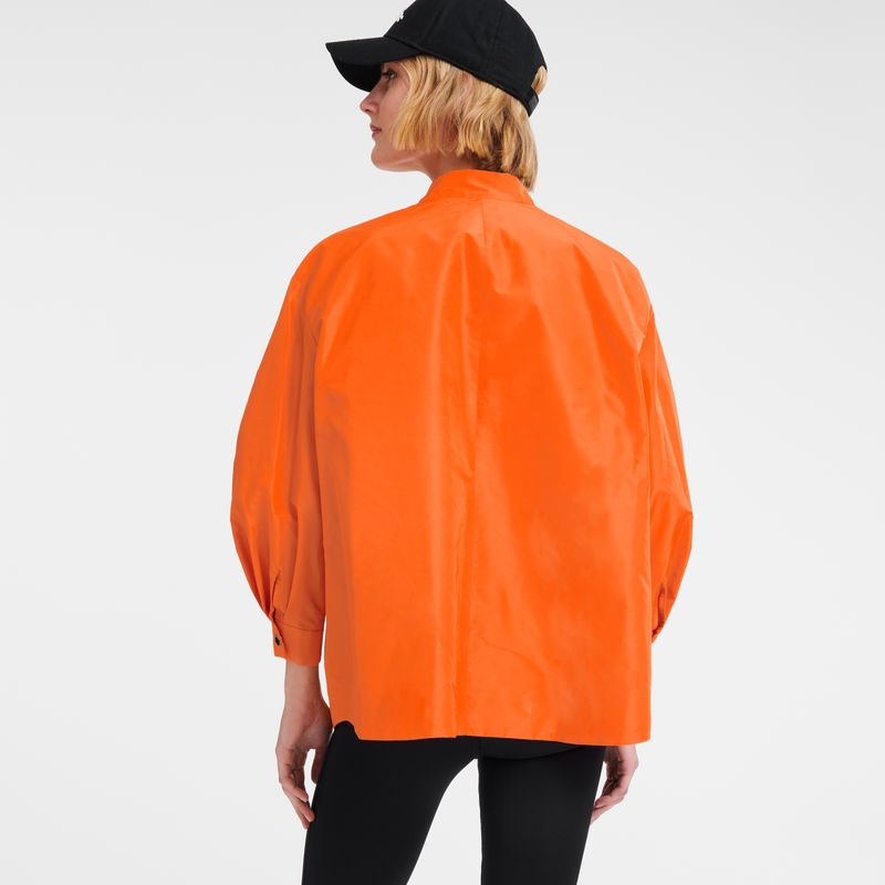 long champ Kimono Technical taffeta Naisten Takit Oranssi | FIKO7870