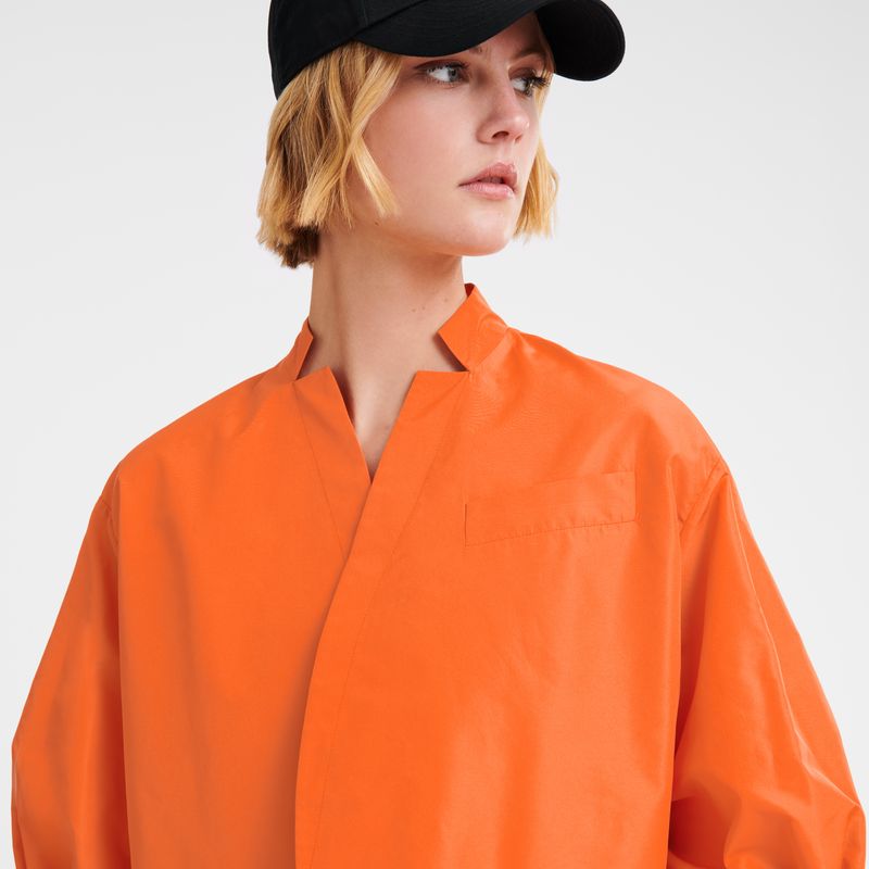 long champ Kimono Technical taffeta Naisten Takit Oranssi | FIKO7870