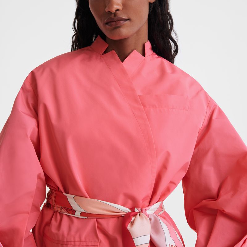 long champ Kimono Technical taffeta Naisten Takit Marshmallow | FIQM7853