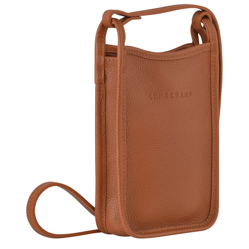 long champ Le FoulonnÉ 1 Leather Miesten Kuori Caramel | FIJP7297