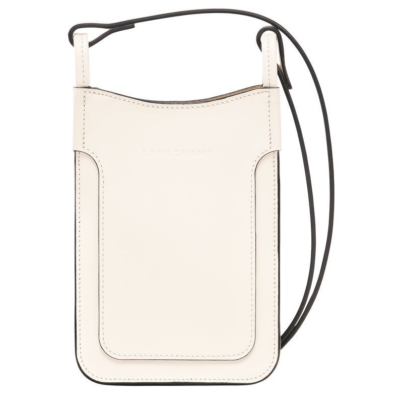 long champ Le FoulonnÉ 1 Leather Naisten Kuori Ecru | FICT8394