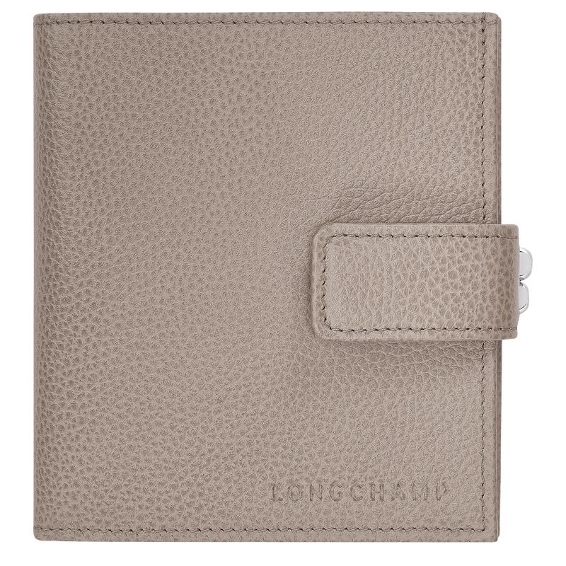 long champ Le FoulonnÉ Compact Leather Naisten Lompakko Turtledove | FIEB8583