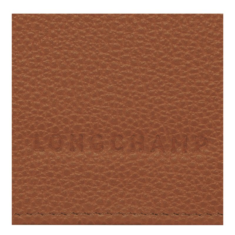 long champ Le FoulonnÉ Continental Leather Naisten Lompakko Caramel | FIRV8577