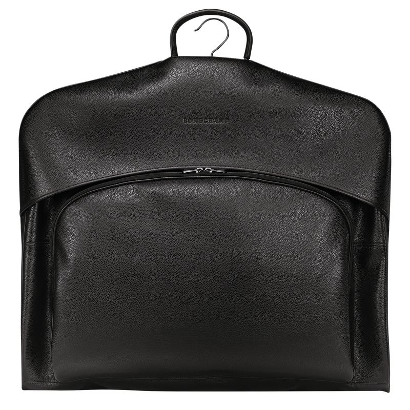 long champ Le FoulonnÉ Garment cover Leather Naisten Asusteet Mustat | FICT8238