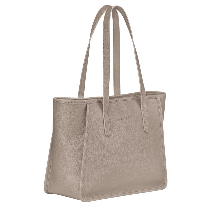 long champ Le FoulonnÉ L Tote Leather Naisten Olkalaukku Turtledove | FIMQ8866