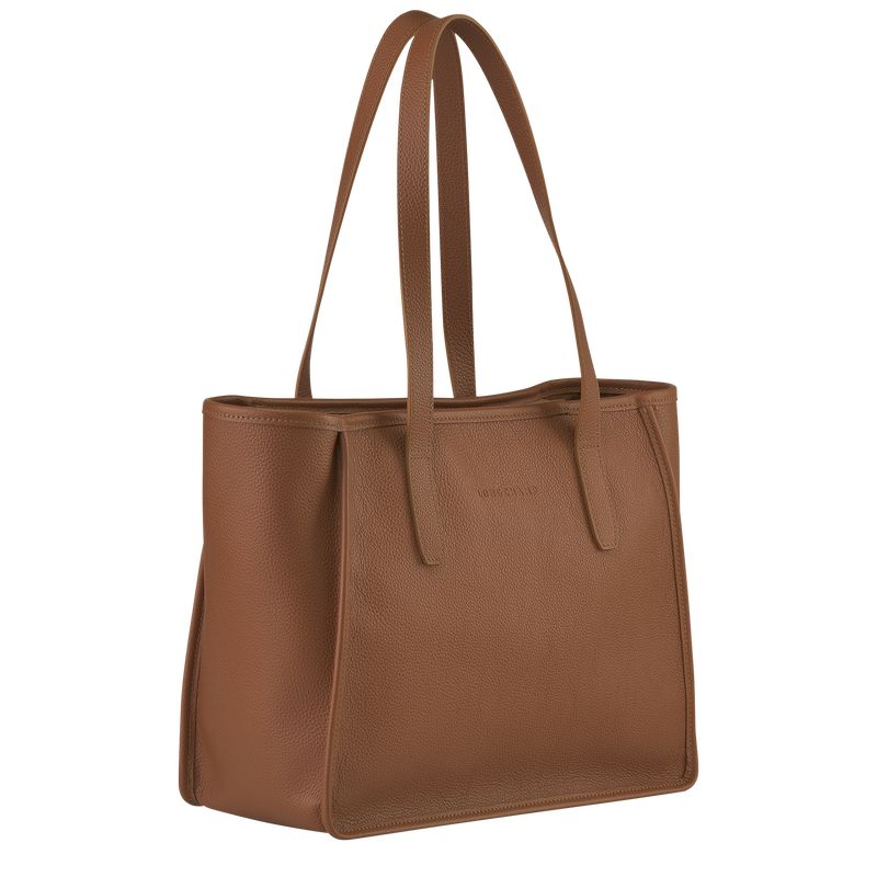 long champ Le FoulonnÉ L Tote Leather Naisten Olkalaukku Caramel | FINW8865