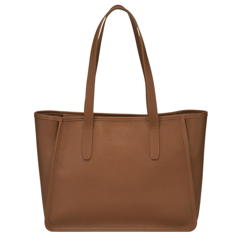 long champ Le FoulonnÉ L Tote Leather Naisten Olkalaukku Caramel | FINW8865