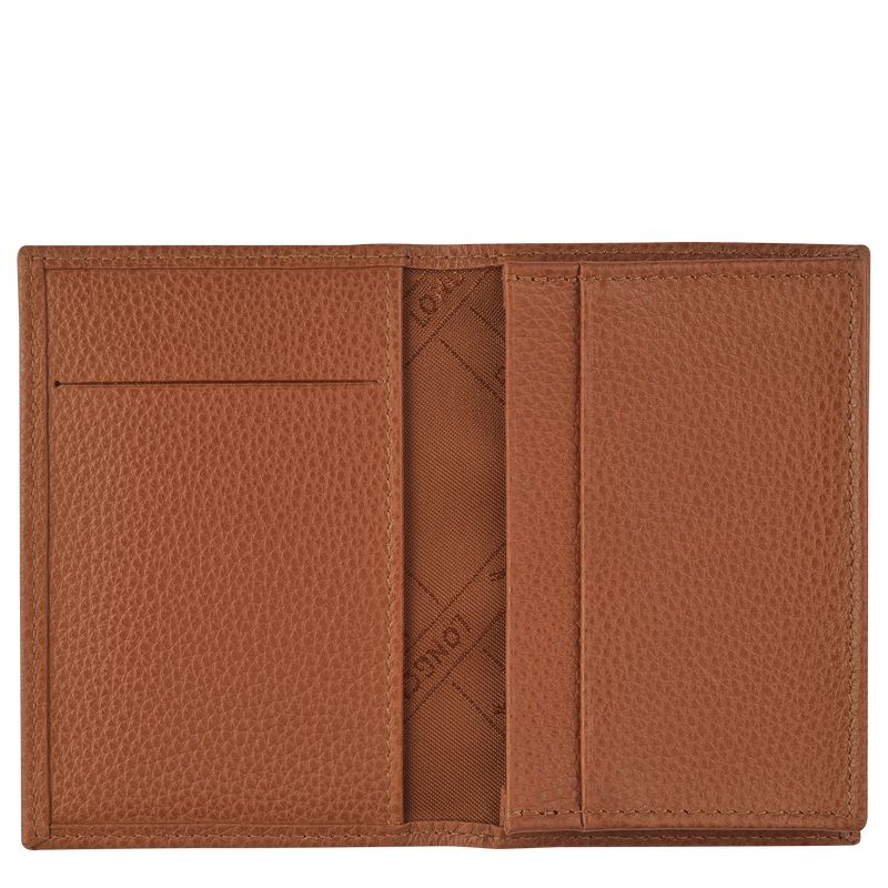 long champ Le FoulonnÉ Leather Miesten Korttikotelo Caramel | FILI7366