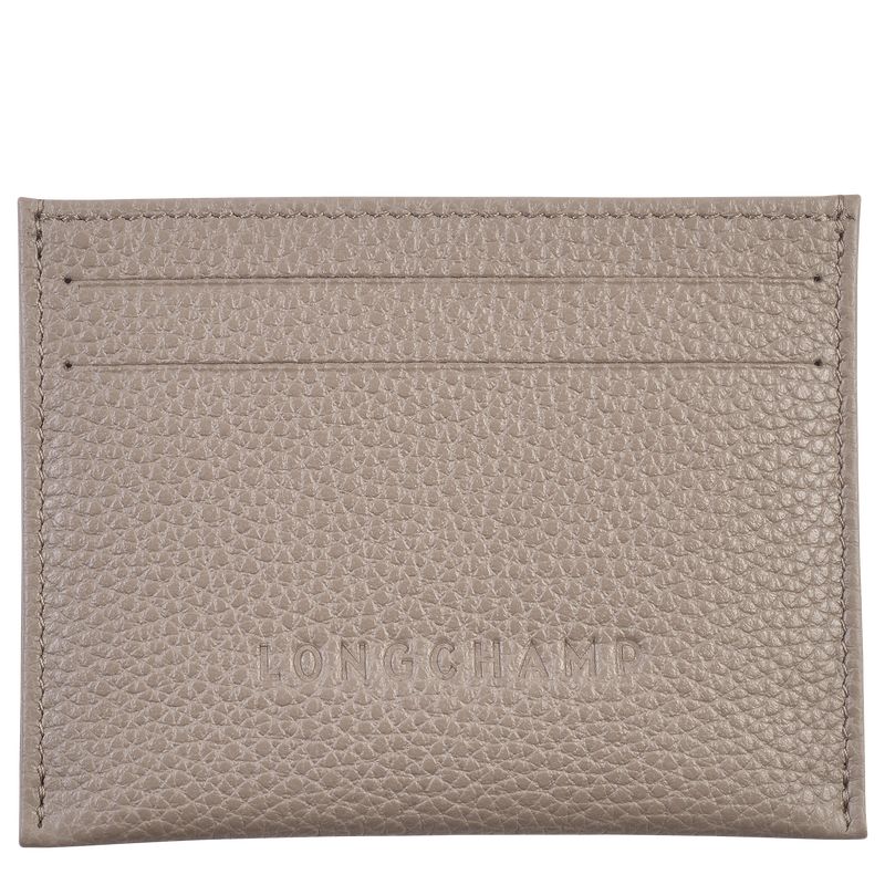 long champ Le FoulonnÉ Leather Miesten Korttikotelo Turtledove | FINW7357