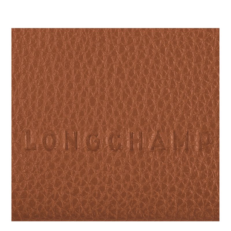 long champ Le FoulonnÉ Leather Miesten Korttikotelo Caramel | FILI7351