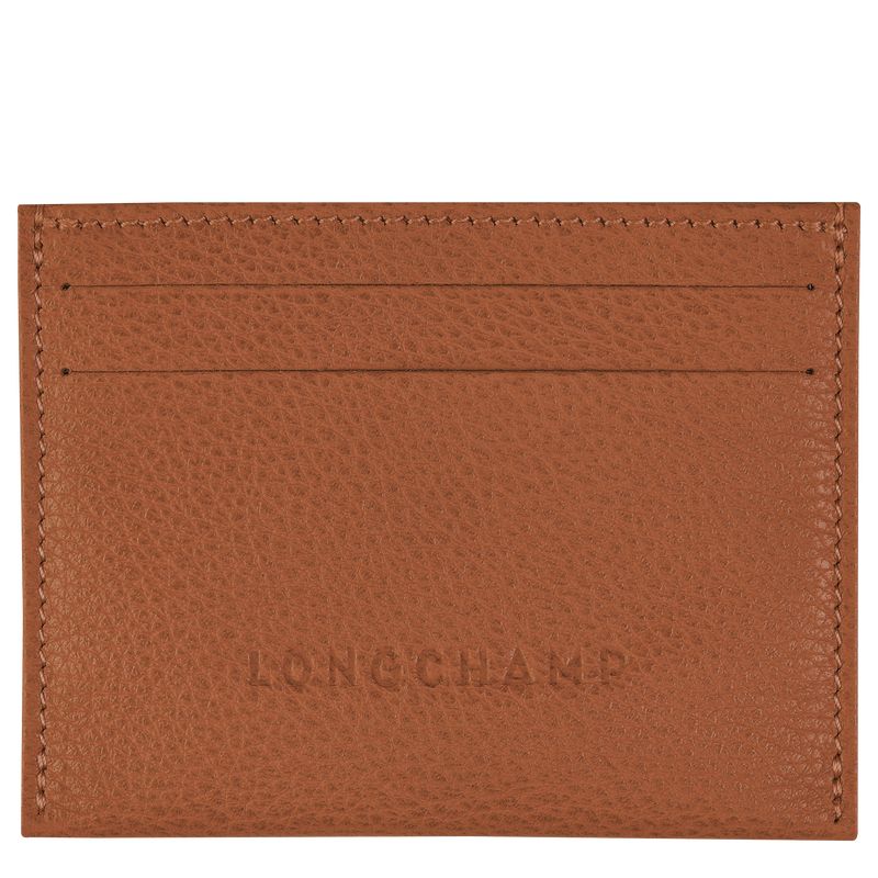 long champ Le FoulonnÉ Leather Miesten Korttikotelo Caramel | FILI7351