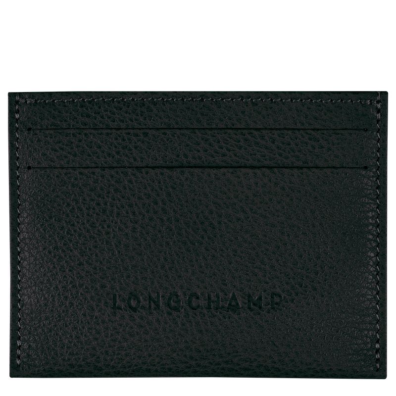 long champ Le FoulonnÉ Leather Miesten Korttikotelo Mustat | FIKO7350