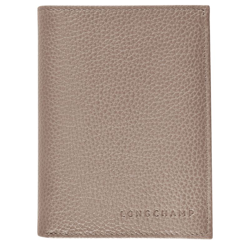 long champ Le FoulonnÉ Leather Miesten Lompakko Turtledove | FIMQ7410