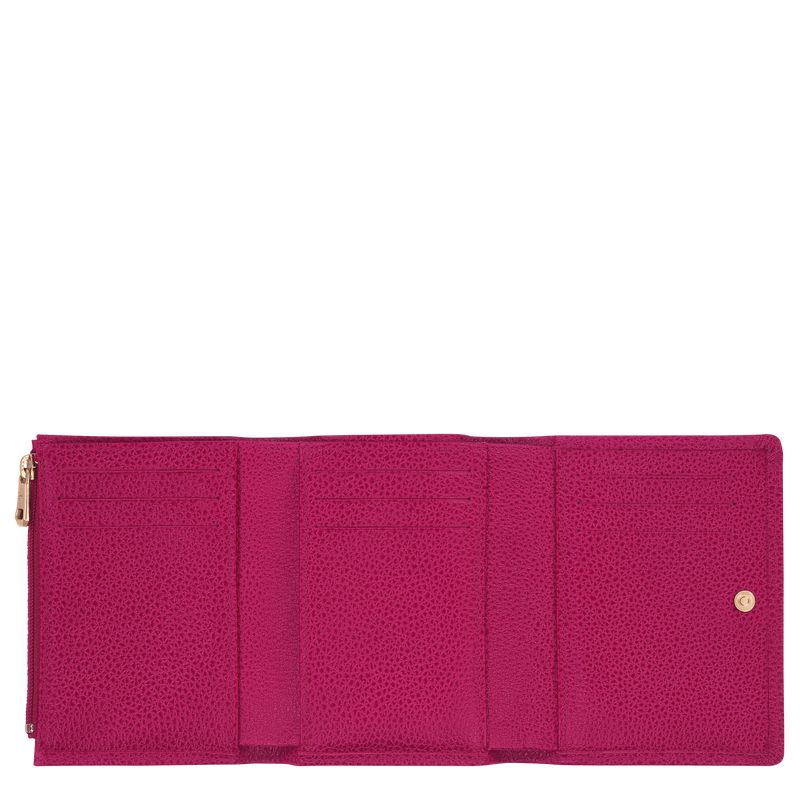 long champ Le FoulonnÉ Leather Miesten Lompakko Beetroot | FILI7403