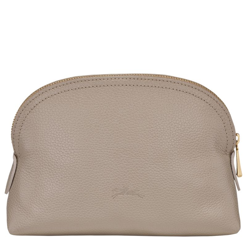 long champ Le FoulonnÉ Leather Miesten Pouches Turtledove | FISG7344