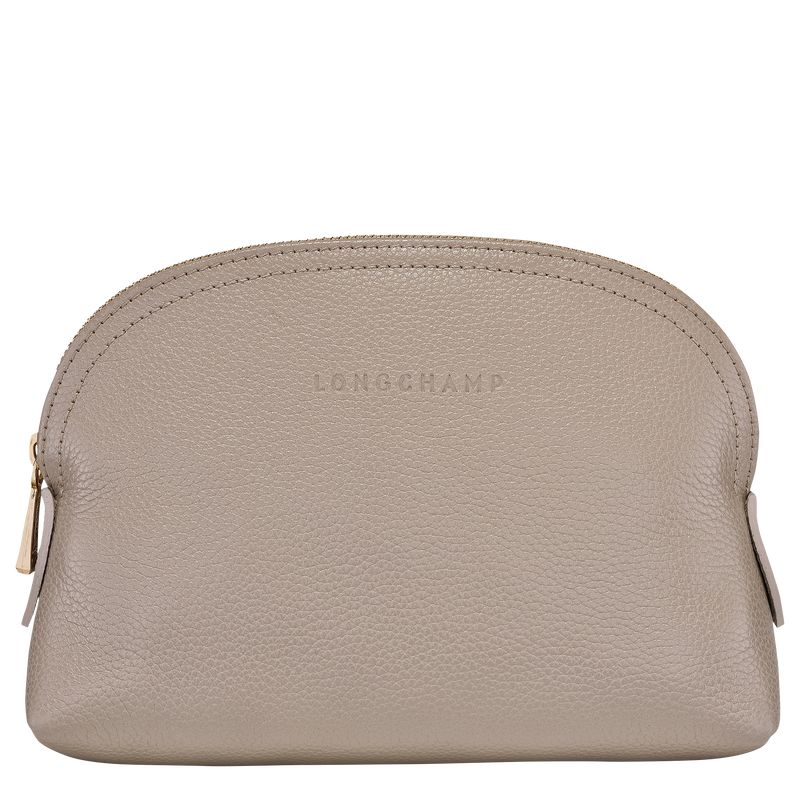 long champ Le FoulonnÉ Leather Miesten Pouches Turtledove | FISG7344