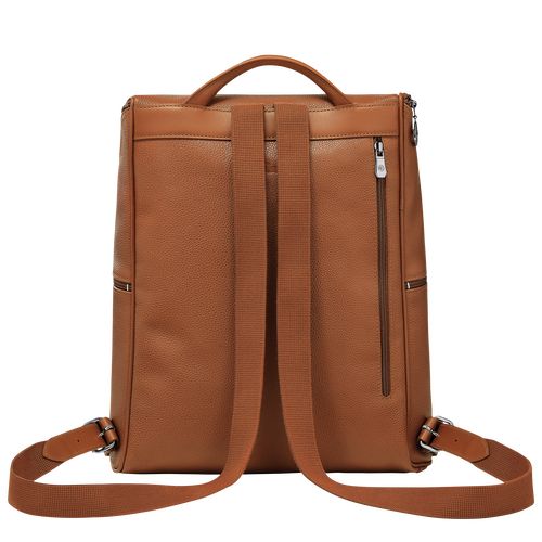 long champ Le FoulonnÉ Leather Miesten Reput Caramel | FIIL7548