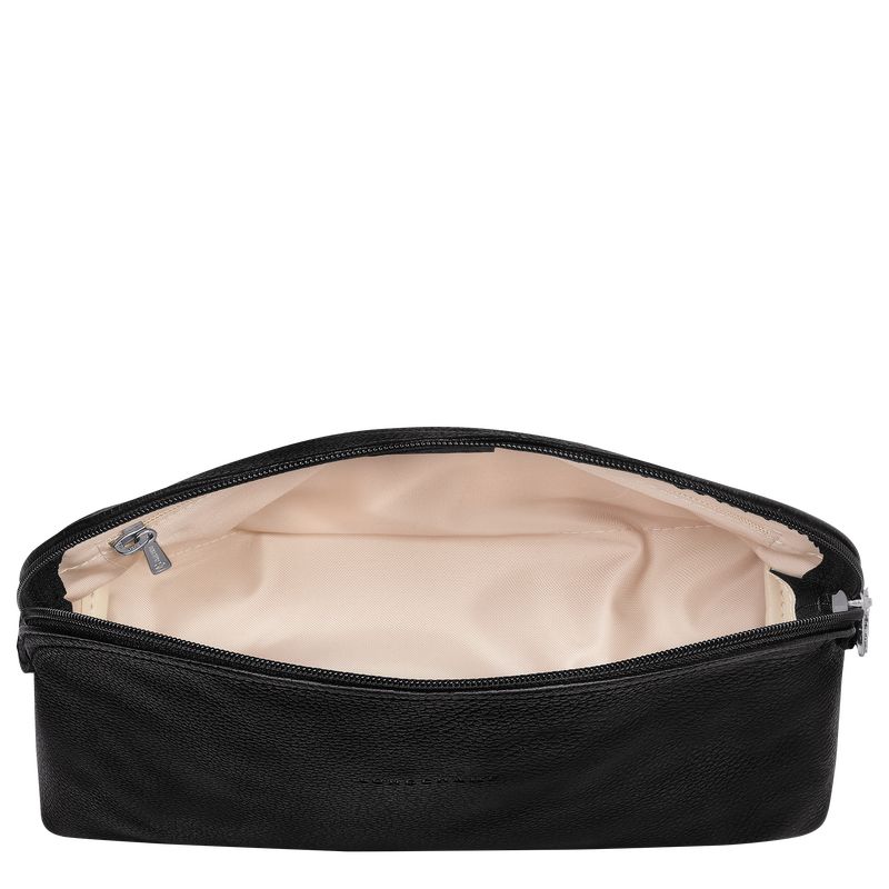 long champ Le FoulonnÉ Leather Miesten Toilettilaukku Mustat | FINW7152