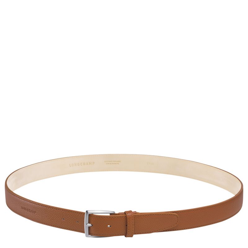 long champ Le FoulonnÉ Leather Miesten Vyö Caramel | FIGS7110