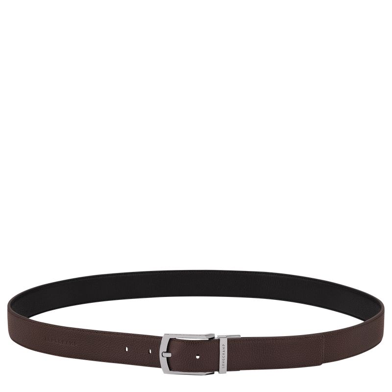 long champ Le FoulonnÉ Leather Miesten Vyö Mustat | FIPJ7082