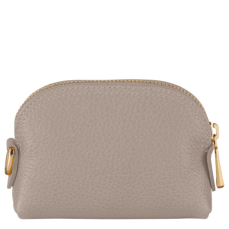 long champ Le FoulonnÉ Leather Naisten Kolikkokukkarot Turtledove | FIZU8509