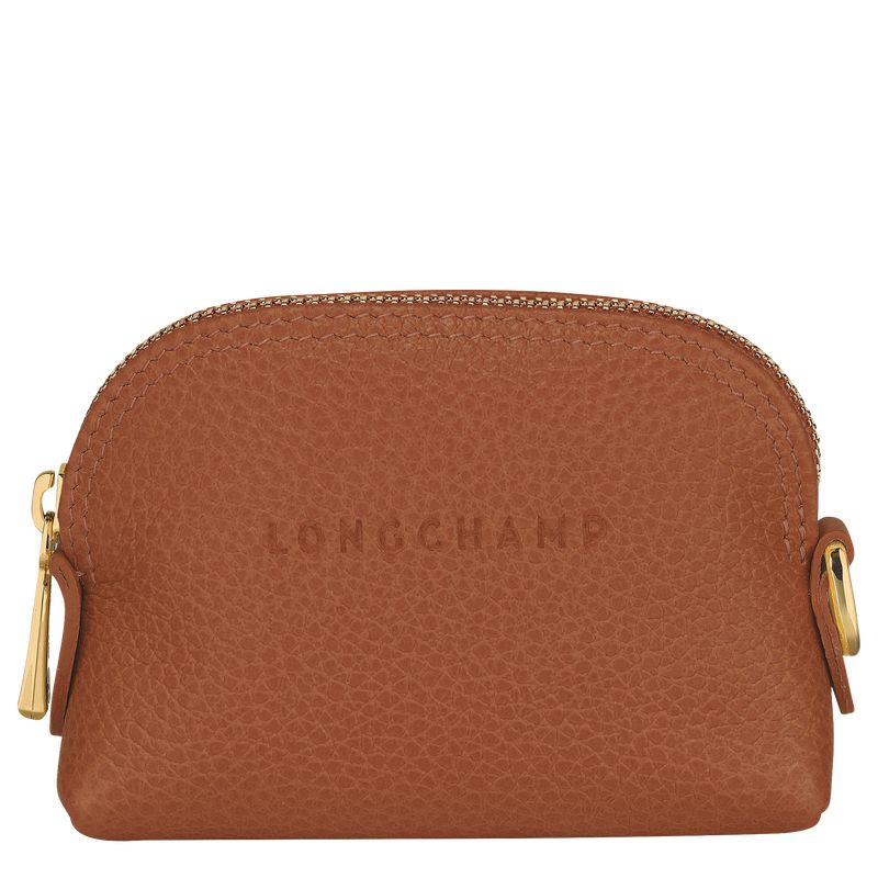 long champ Le FoulonnÉ Leather Naisten Kolikkokukkarot Caramel | FICT8507