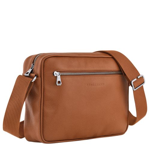 long champ Le FoulonnÉ M Camera Leather Miesten Crossbody Laukut Caramel | FIDF7580