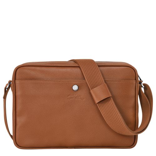 long champ Le FoulonnÉ M Camera Leather Miesten Crossbody Laukut Caramel | FIDF7580