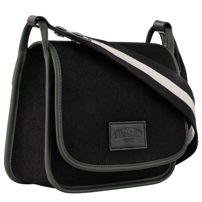 long champ Le FoulonnÉ M Canvas Naisten Crossbody Laukut Mustat | FITC8992