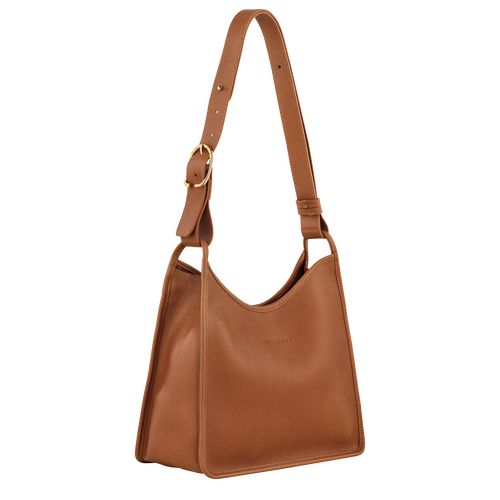 long champ Le FoulonnÉ M Hobo Leather Naisten Olkalaukku Caramel | FIFD8827