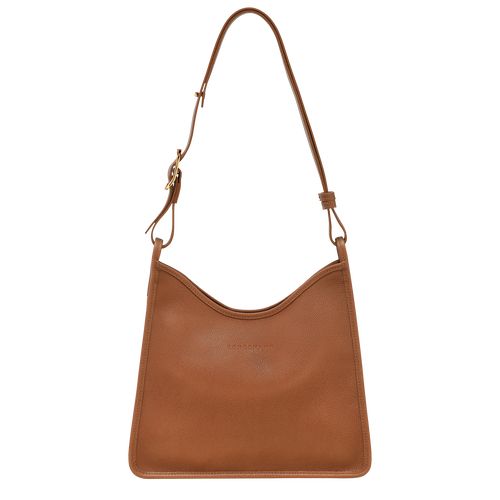 long champ Le FoulonnÉ M Hobo Leather Naisten Olkalaukku Caramel | FIFD8827