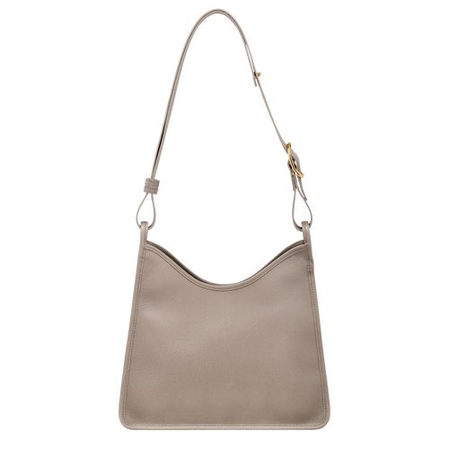 long champ Le FoulonnÉ M Hobo Leather Naisten Olkalaukku Turtledove | FIGS8826