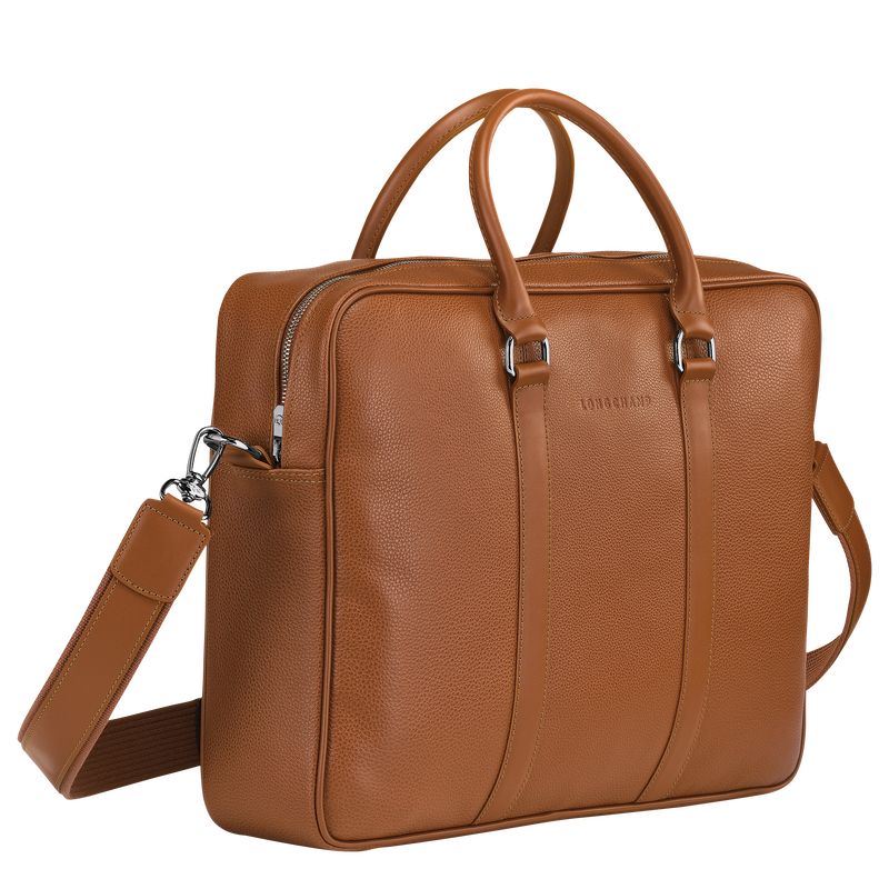 long champ Le FoulonnÉ M Leather Miesten Salkku Caramel | FIHA7629