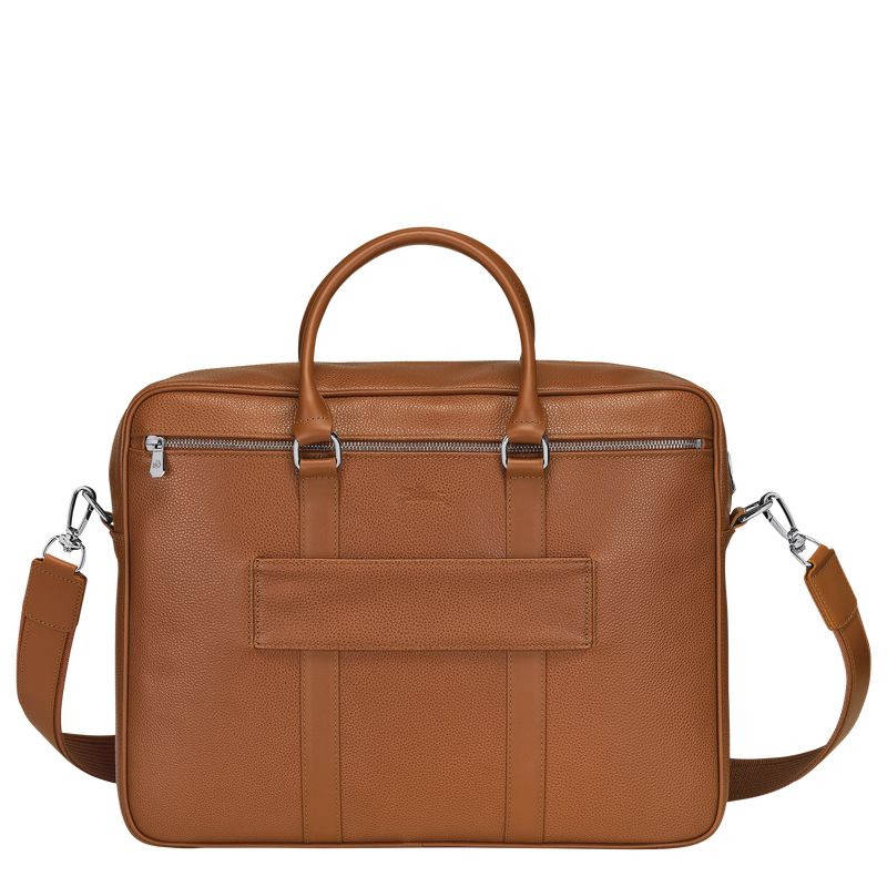 long champ Le FoulonnÉ M Leather Miesten Salkku Caramel | FIHA7629