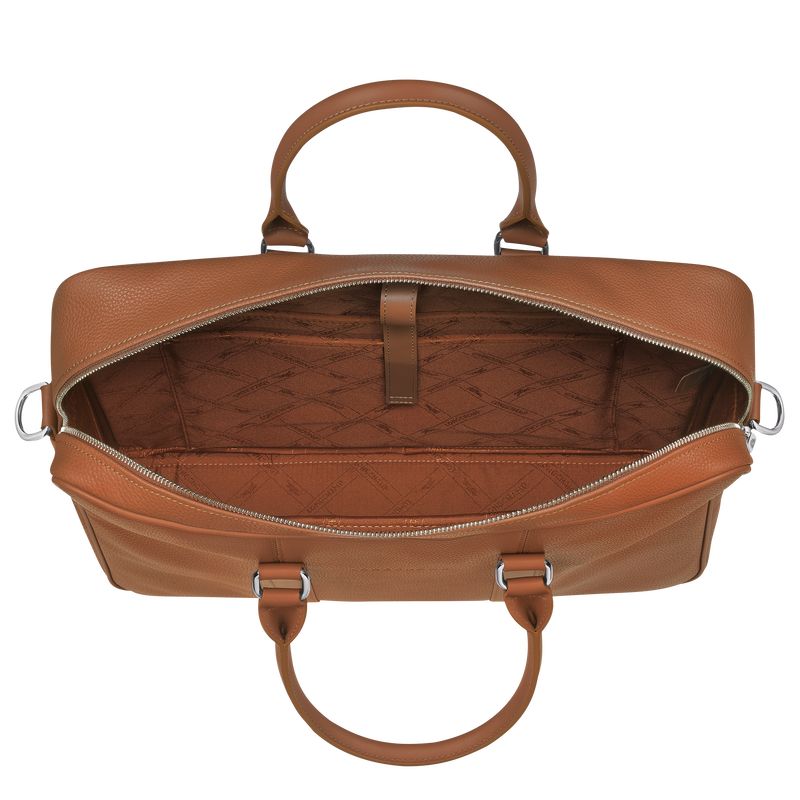 long champ Le FoulonnÉ M Leather Miesten Salkku Caramel | FIHA7629